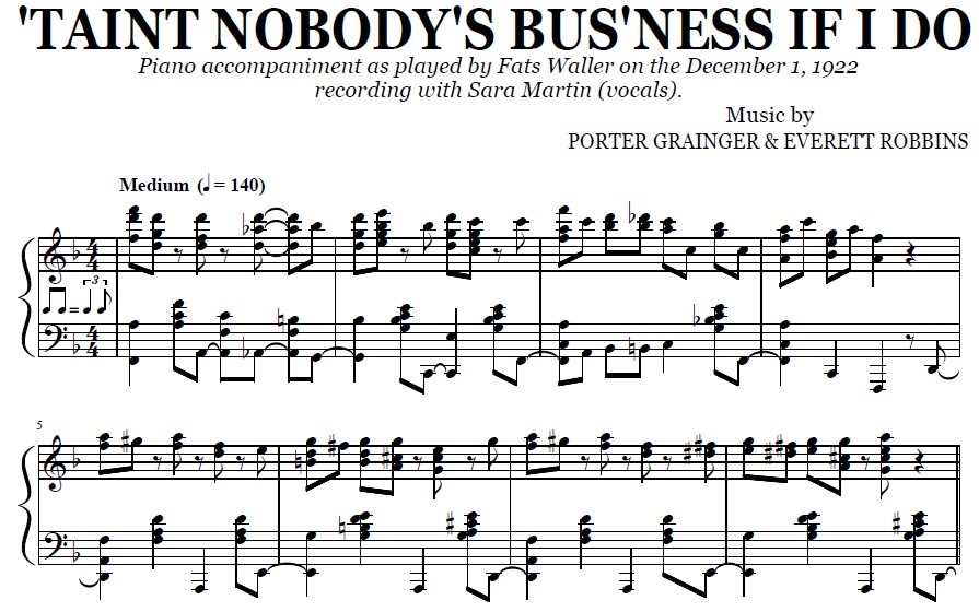 ‘Tain’t Nobody’s Bus’ness If I Do