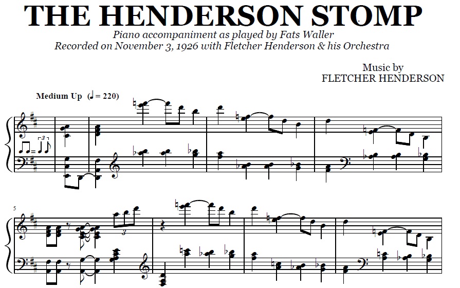 The Henderson stomp