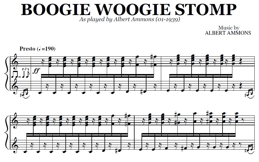 Boogie Woogie Stomp