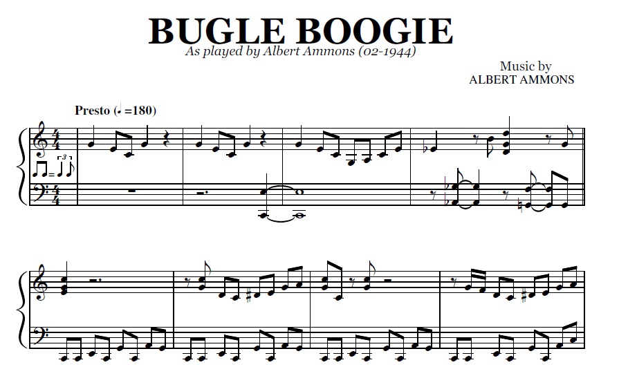 Albert Ammons - Bugle Boogie