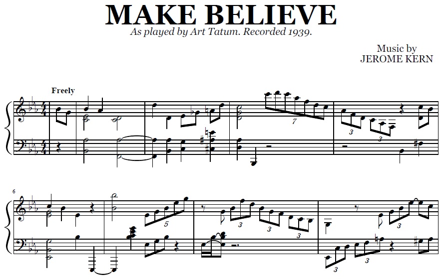 Art Tatum - Make Believe