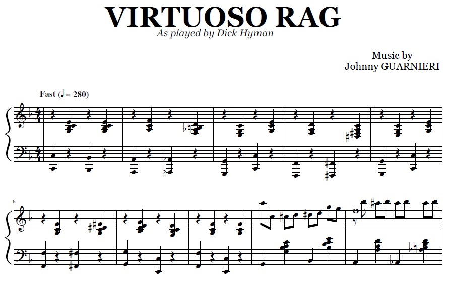 Dick Hyman - Virtuoso Rag