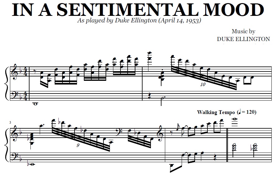 In A Sentimental Mood