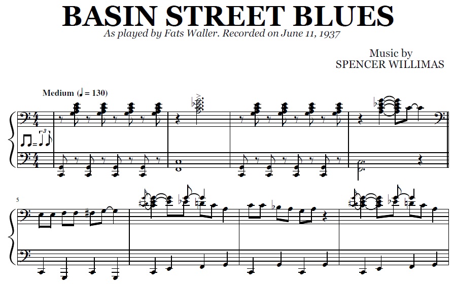 Fats Waller - Basin Street Blues