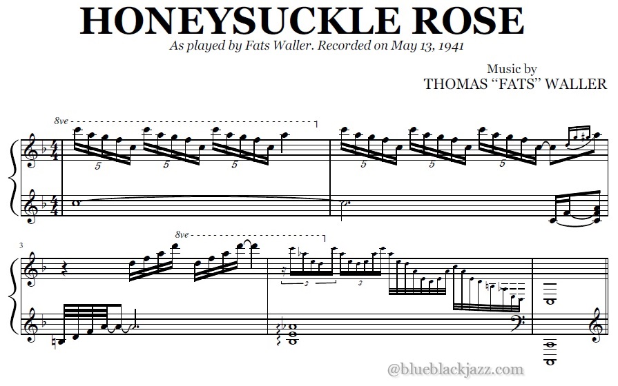 Fats Waller - Honeysuckle Rose