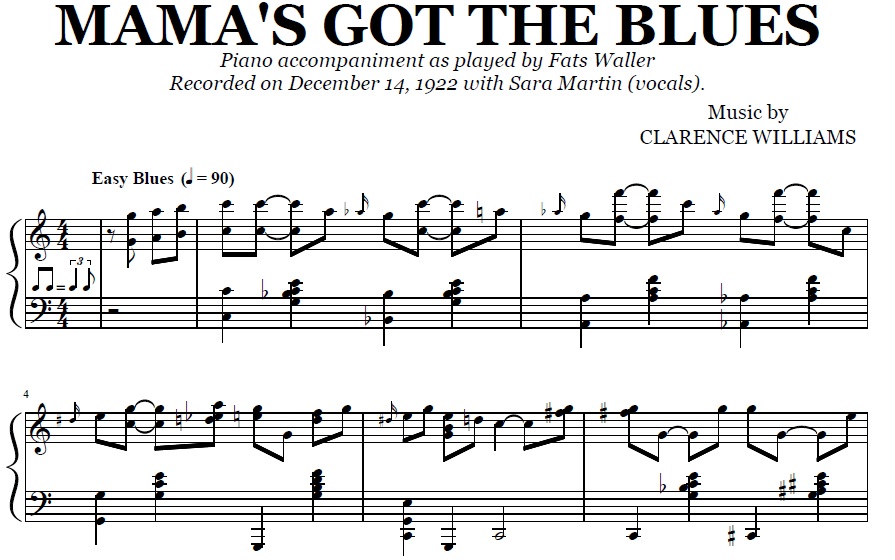 Fats Waller - Mama’s Got The Blues