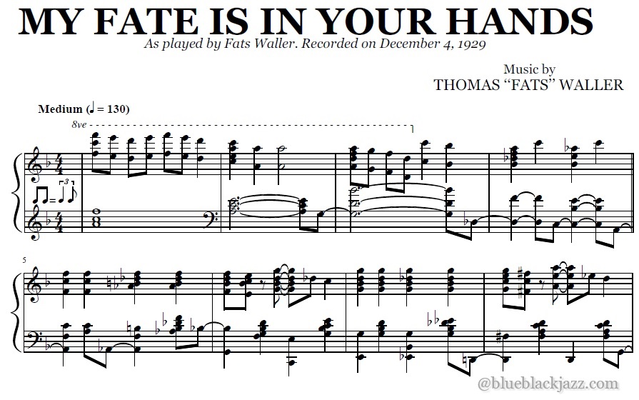 Fats Waller - My Fate Is In Your Hands