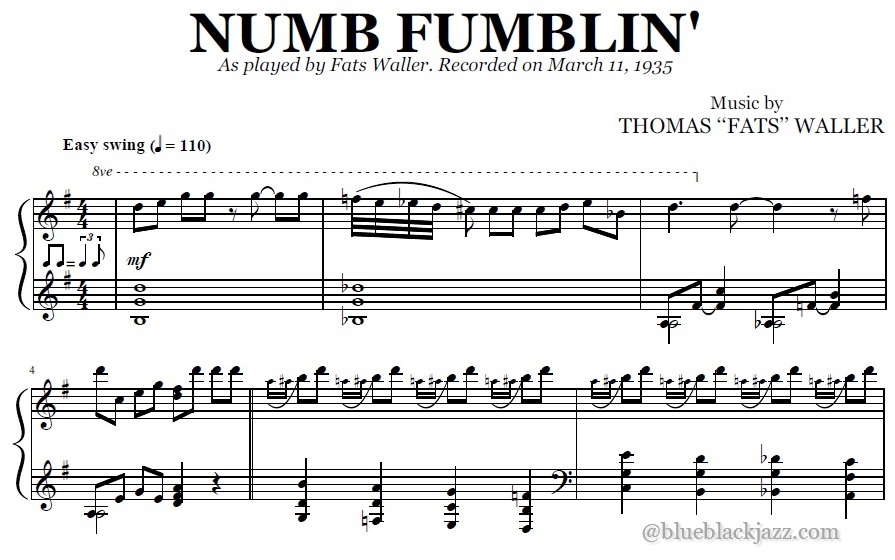 Fats Waller - Numb Fumblin'