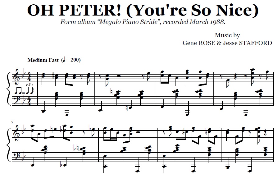 Oh! Peter (You're So Nice)