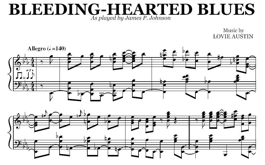 James P. Johnson - Bleeding-Hearted Blues