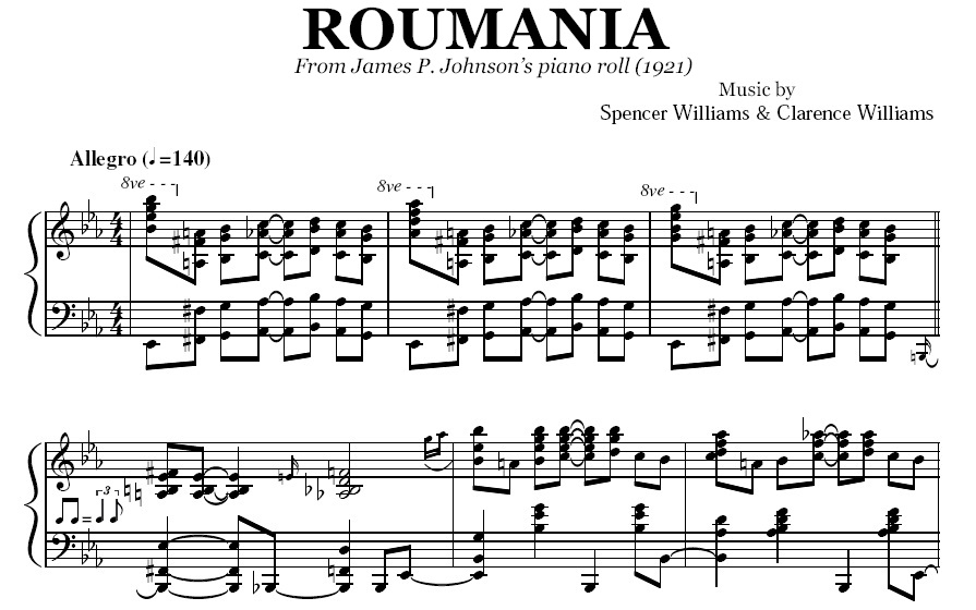 James P. Johnson - Roumania