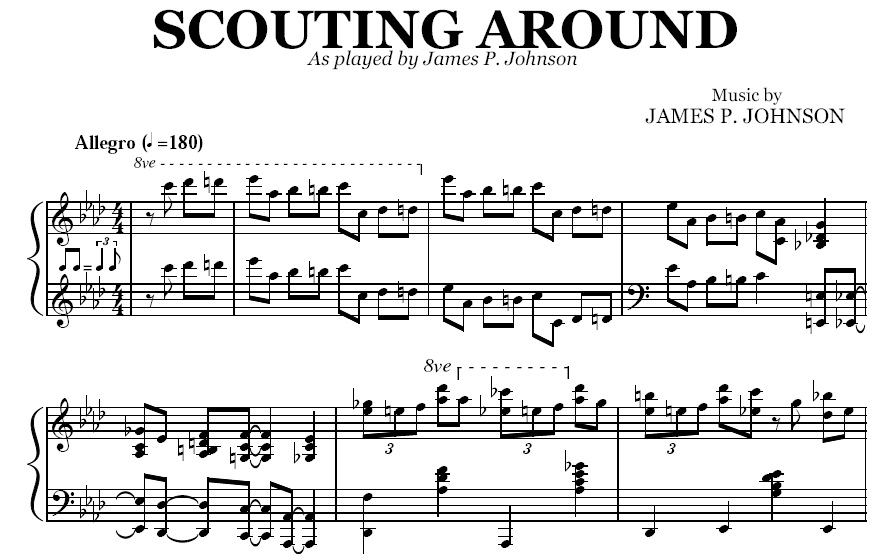 James P. Johnson - Scouting Around