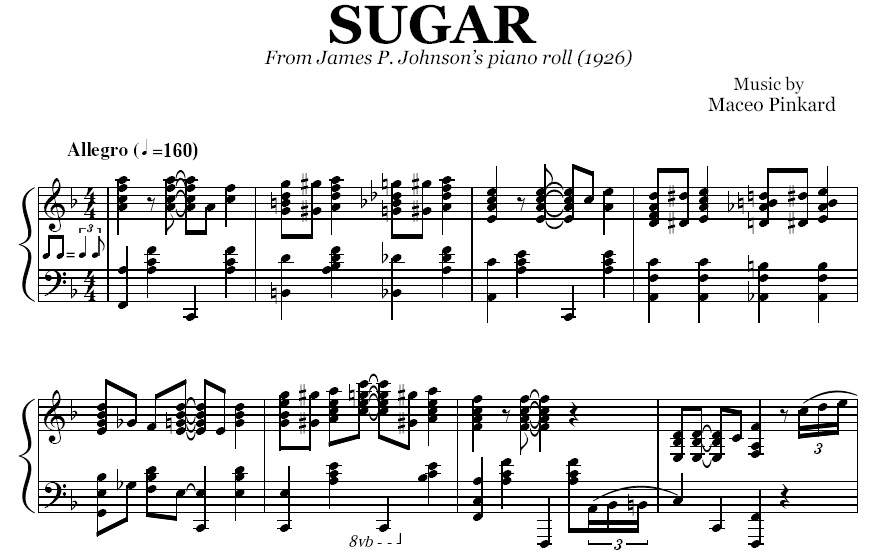 James P. Johnson - Sugar
