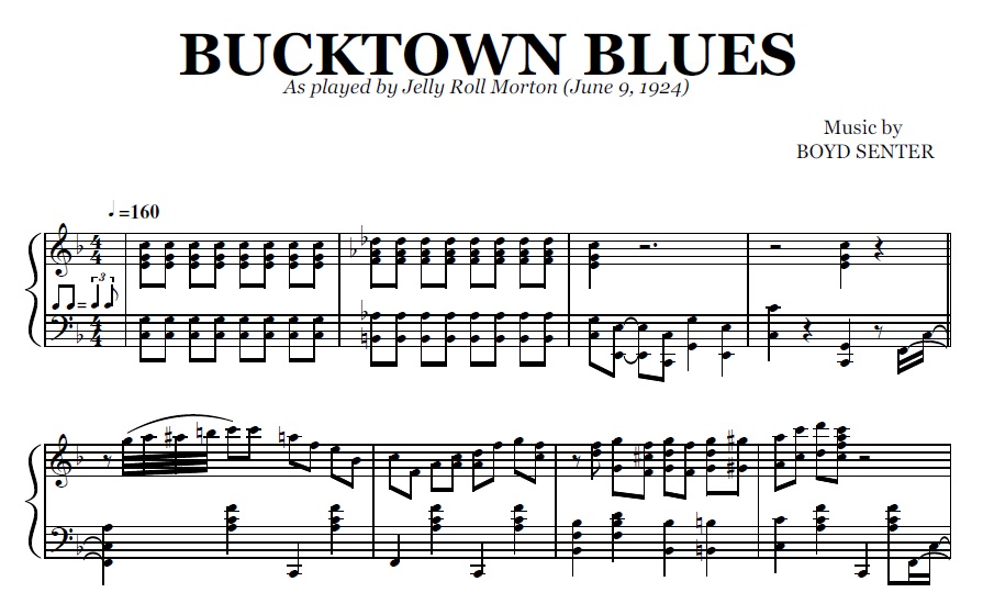 Jelly Roll Morton - Bucktown Blues