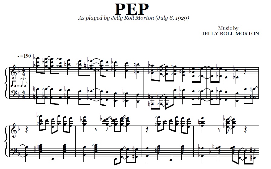 Jelly Roll Morton - Pep
