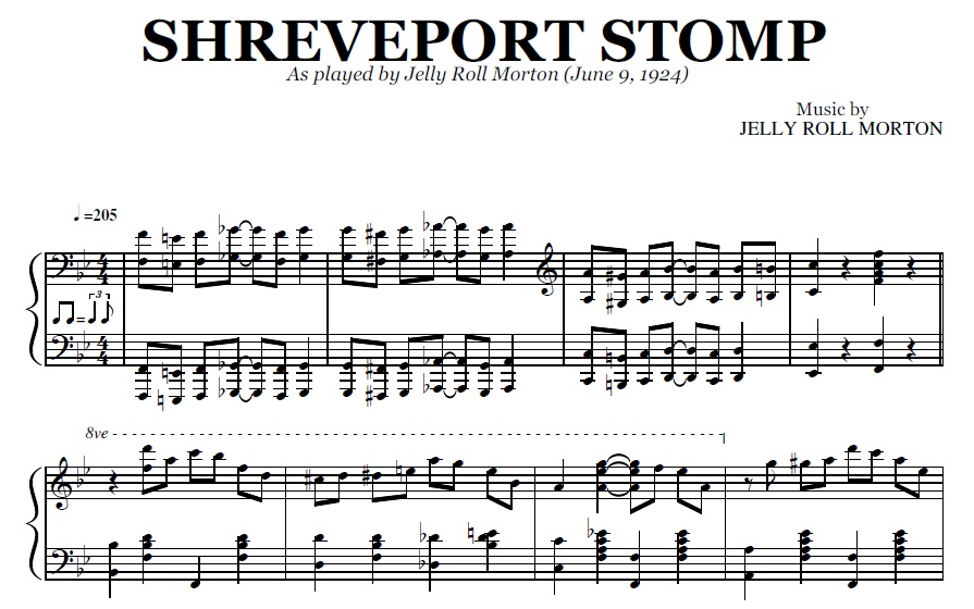 Jelly Roll Morton - Shreveport Stomp