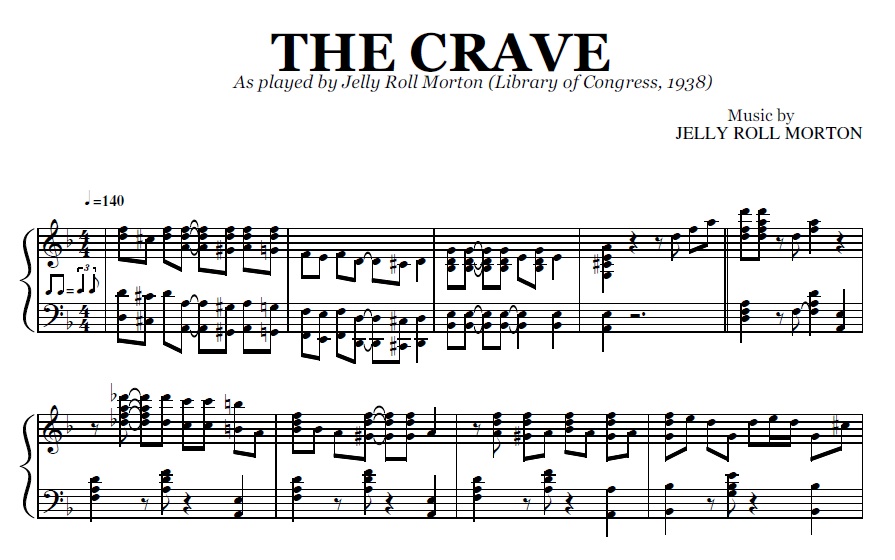 download the crave jelly roll morton guitar pro