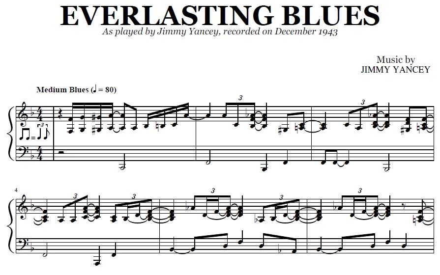 Jimmy Yancey - Everlasting Blues