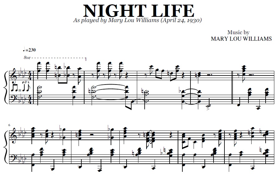 Mary Lou Williams - Night Life