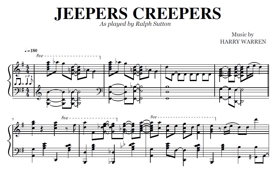 Ralph Sutton - Jeepers Creepers